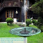 Новая портативная плавающая Солнечная ванна для птиц, 0,7 в, 1,4 Вт, садовый декоративный водяной насос для фонтана