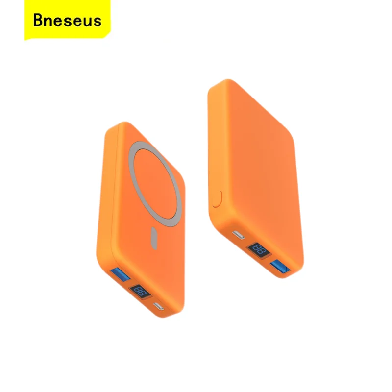 

Magnetic Power Bank 10000mAh 15W Wireless Charger For iPhone 13 Huawei Xiaomi Samsung PD20W Digital Display External Battery