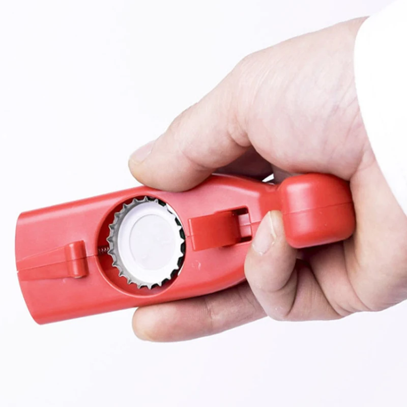 Портативный Кепки пистолет креативный Летающий пусковое устройство открывашка