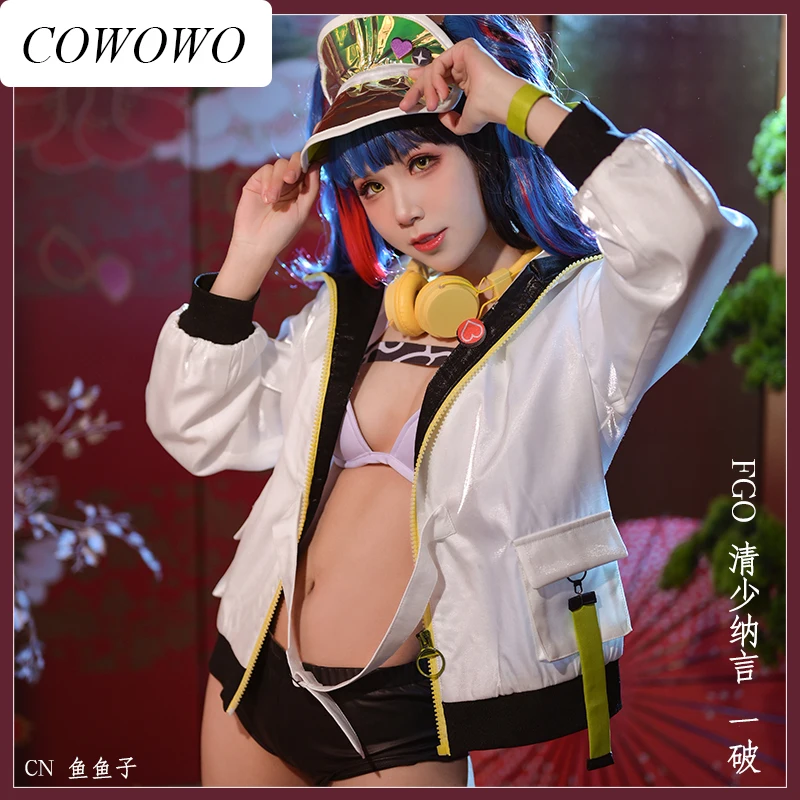

COWOWO Anime! Fate Grand Order FGO Seishonagon Archer V1.0 Game Suit Uniform Cosplay Costume Halloween Party Outfit Women NEW