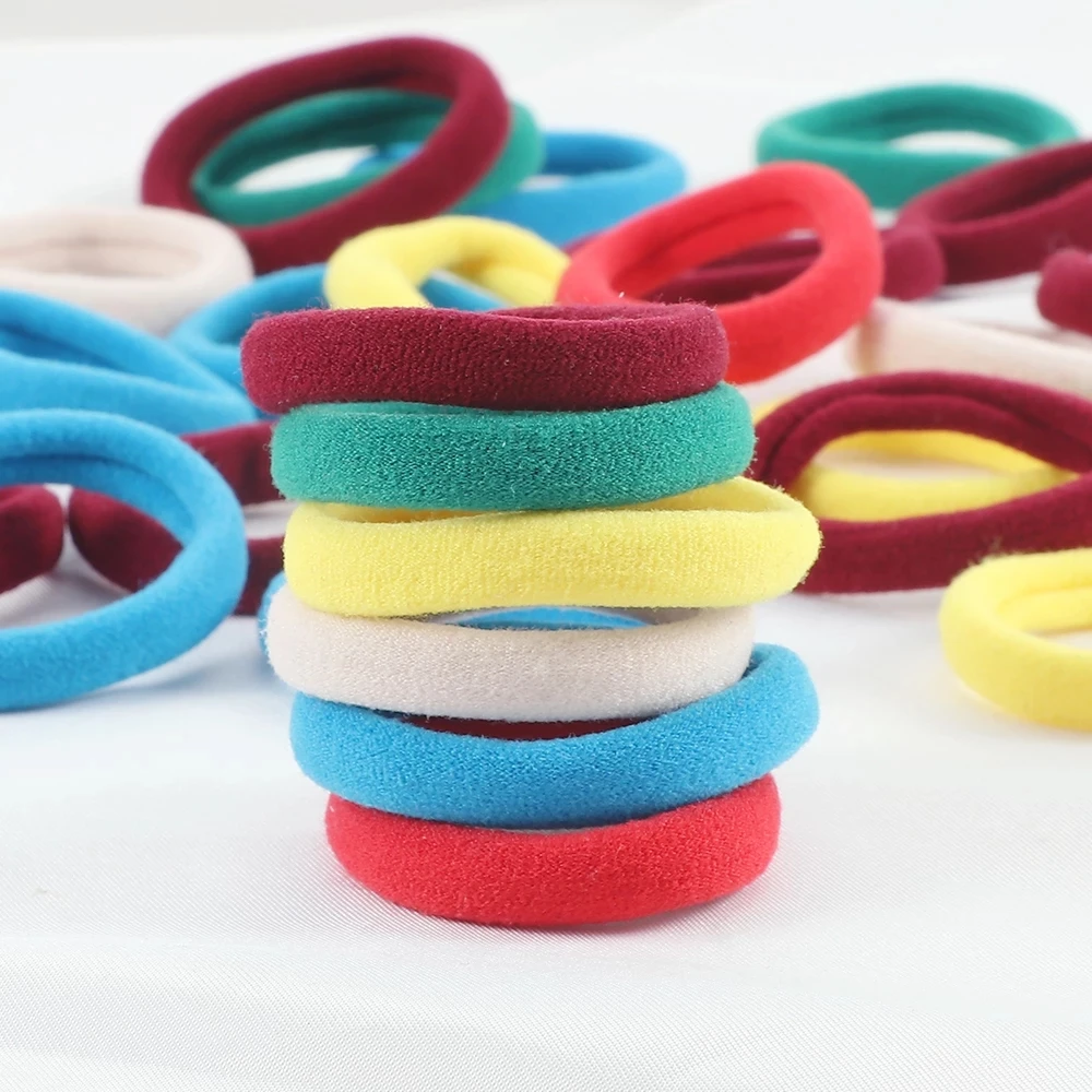 

Women GirlsColorful Nylon Elastic Band for Sports 4.5CM Hair Bands Ponytail Holder Rubber Bands Headband Yoga Accessories