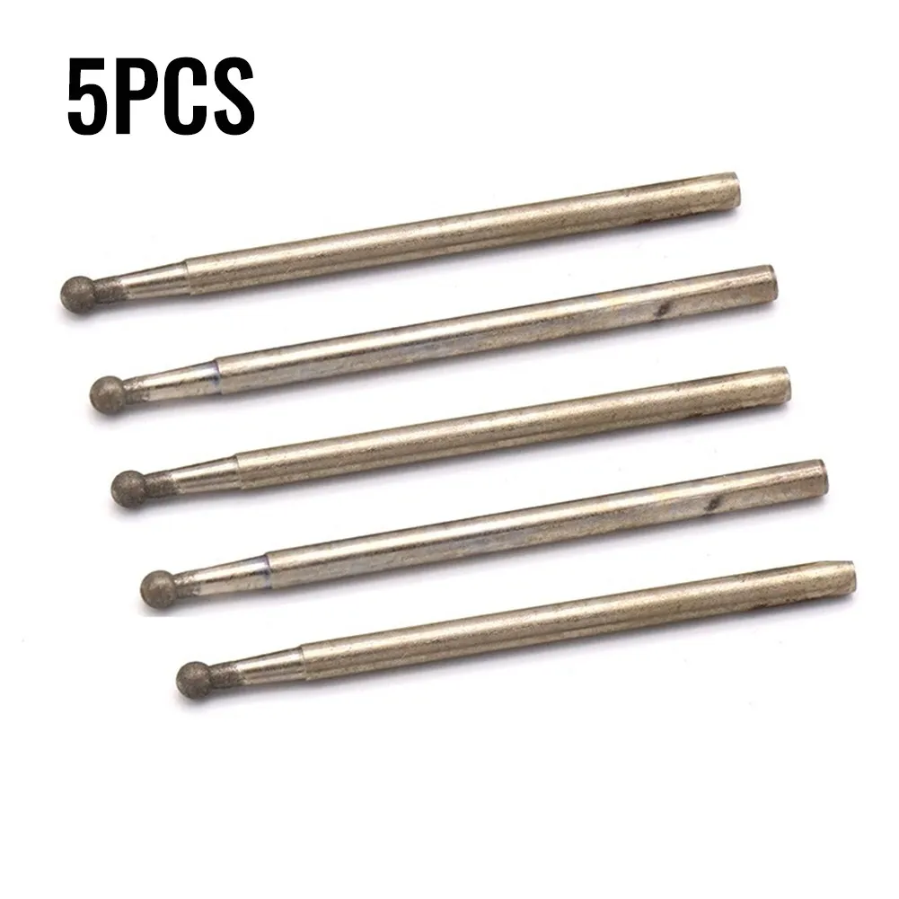 

Tip Ball Head Drill Bit Tipped Trimmed 2mm 5pcs Diamond For Jade Carving
