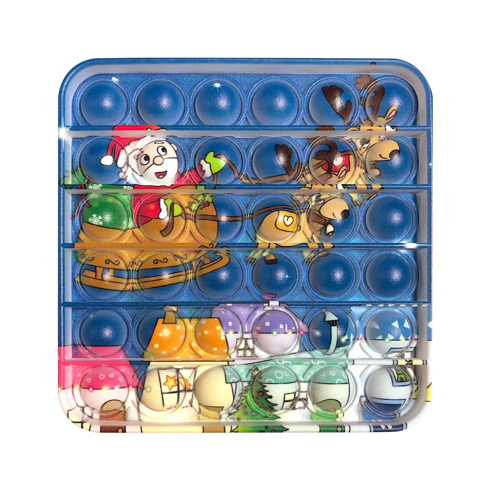 100 стильные рождественские подарочные игрушки для детей пузырьковый попит