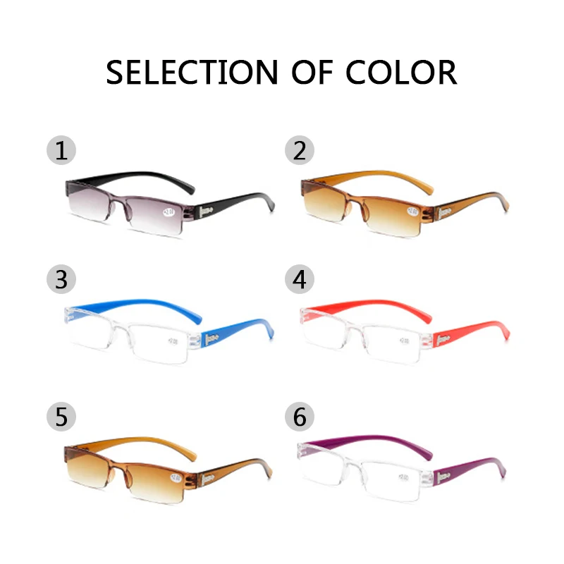 Модные корейские очки для чтения мужчин и женщин пресбиопические с прозрачными