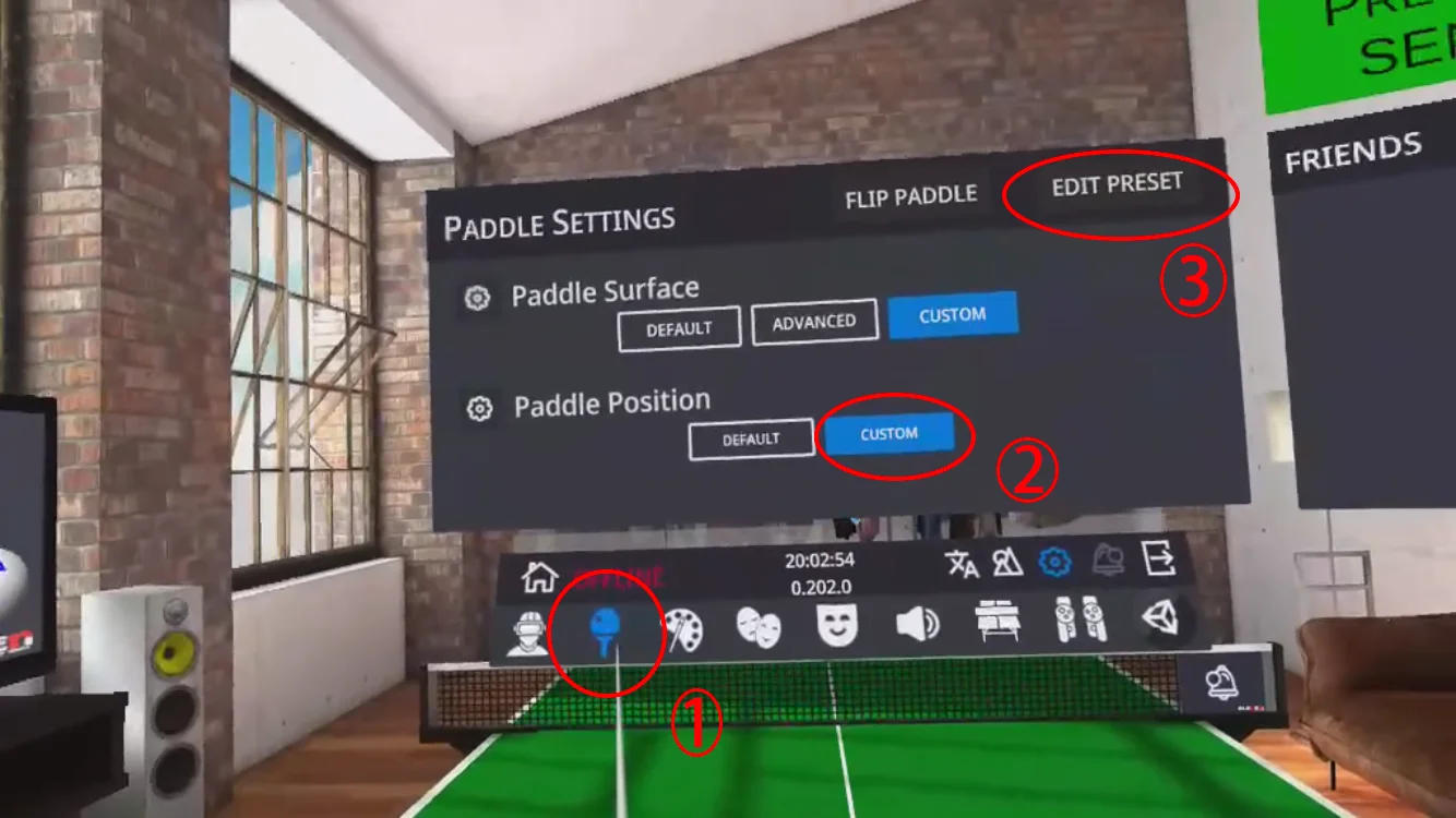 Подходит для oculus quest 2 сенсорного контроллера настольного тенниса джойстика VR |