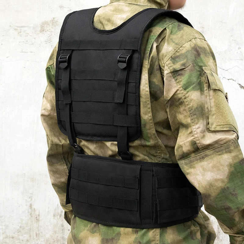 Molle Chest Rig Vest Accessories Vests Harness Padded Belt Outdoor Equipment | Спорт и развлечения