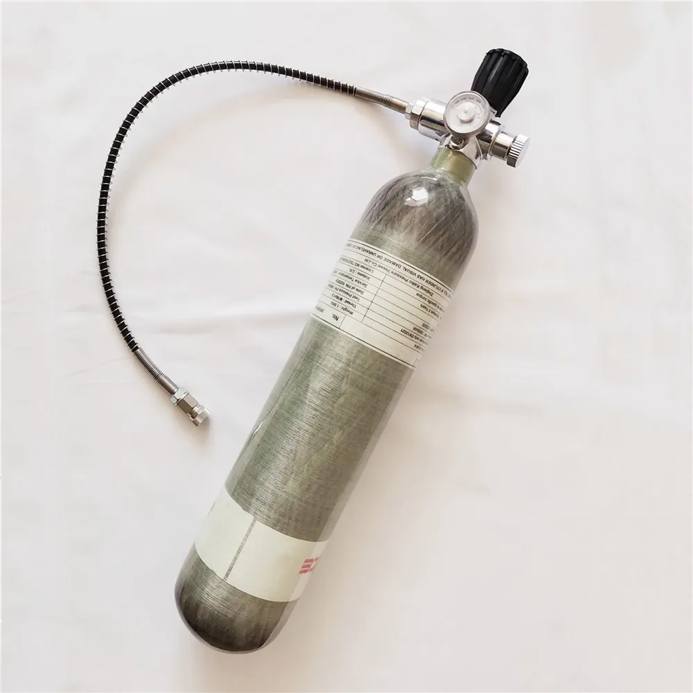 Баллон для пневматического пистолета высокого давления pcp из углеродного