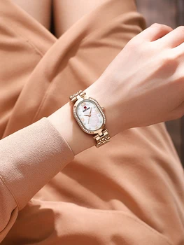 New REWARD Women Wristwatch Fashion Luxury Quartz Wrist Watches Stainless Steel Strap Gift for Girl Wife Mother Friends 6