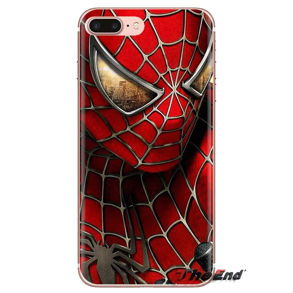 Marvel Comics Spider man For iPod Touch Apple iPhone 4 4S 5 5S SE 5C 6 6S 7 8 X XR XS Plus MAX Transparent Soft Shell Covers |