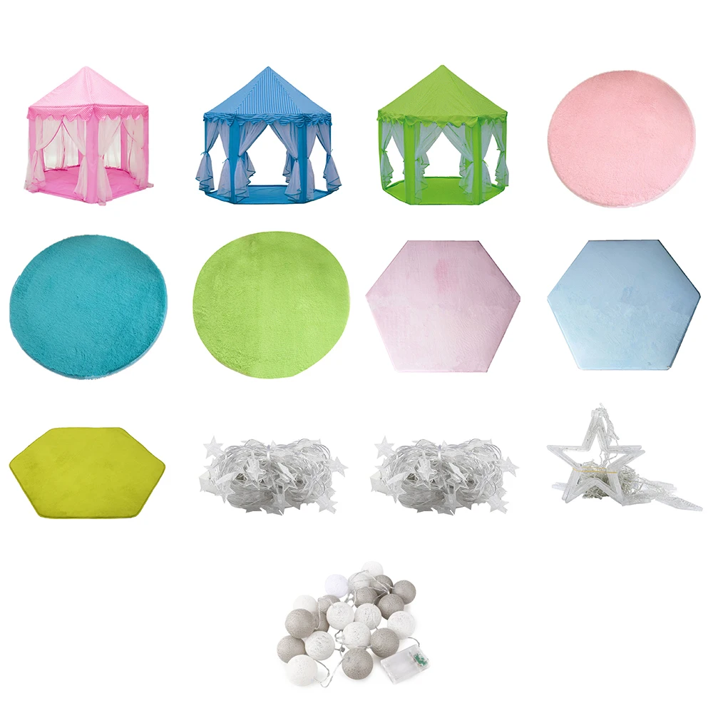 Девочка принцесса палатки в форме замка детский складной домик для игр мяч
