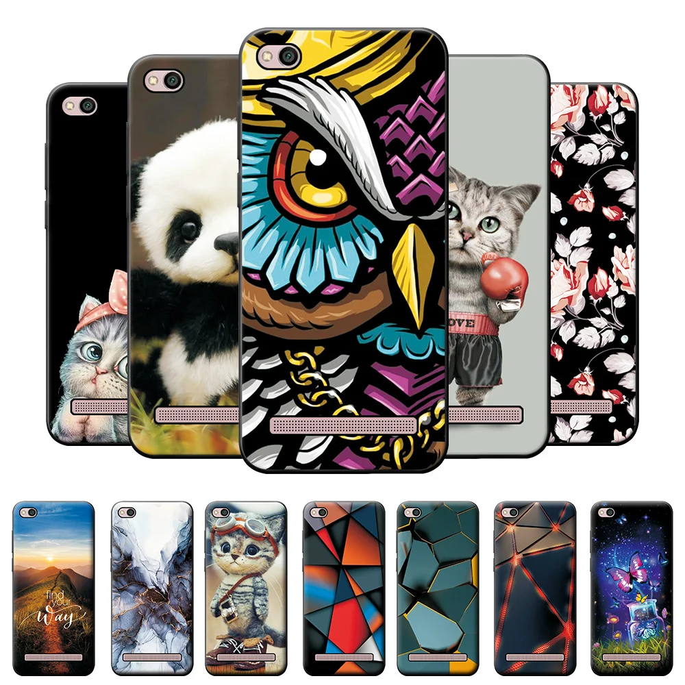 Чехол для Redmi 5 чехол 5A задняя крышка из ТПУ Plus силиконовый телефона Xiaomi