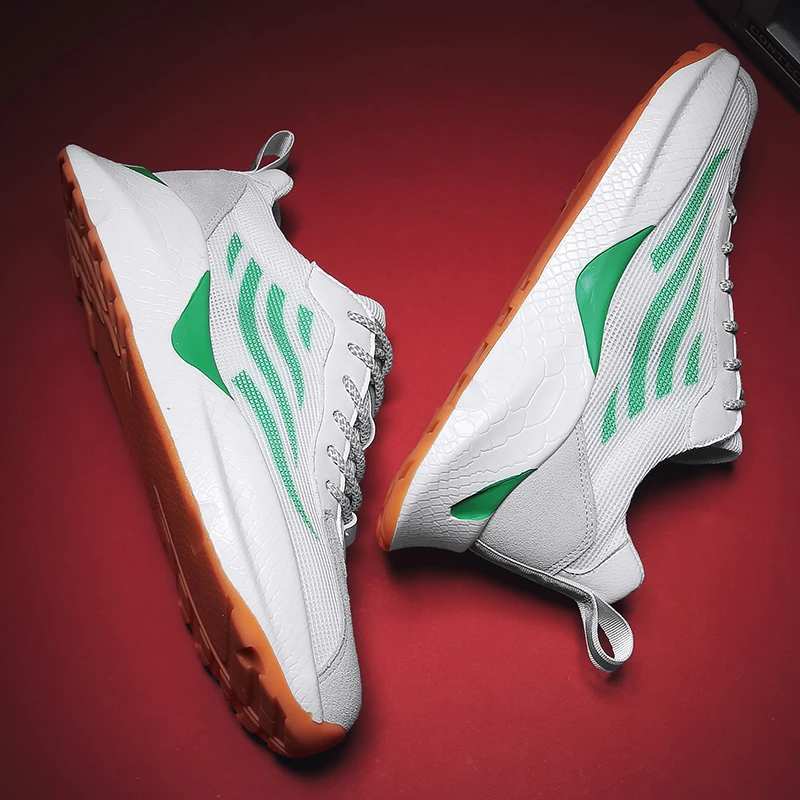 

Кроссовки мужские сетчатые, удобные легкие, с лезвием, черные, лето 2020