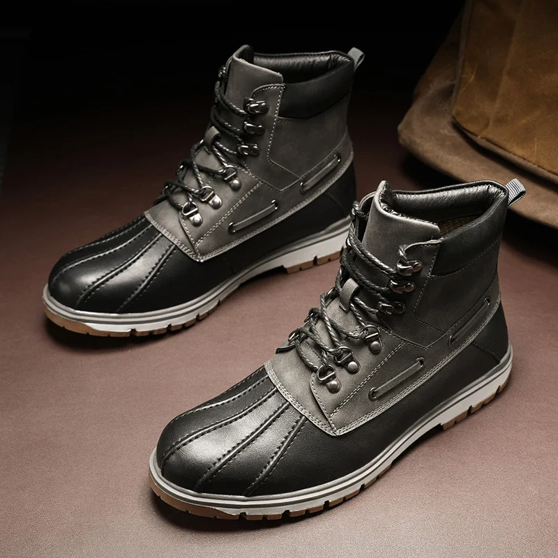 

Mens Casual Shoes Hot Sale Vintage Man Boots Men's Casual Sneakers Tenis De Bota Para Hombre Shoes Men Sport Mens Black Flat