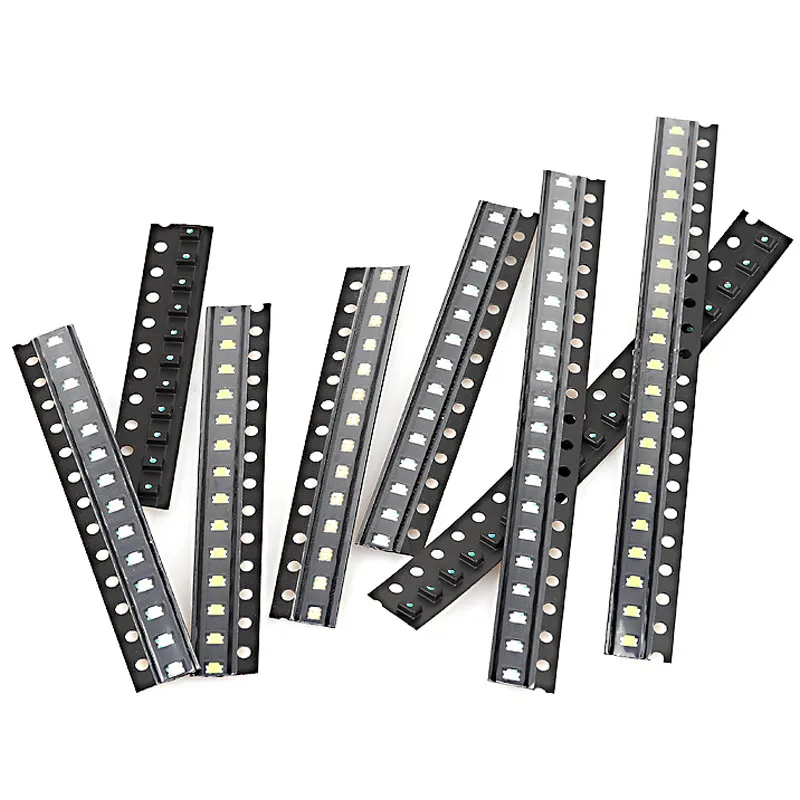 100 шт./лот 6 видов цветов SMD 1206 Led DIY kit ультра яркий