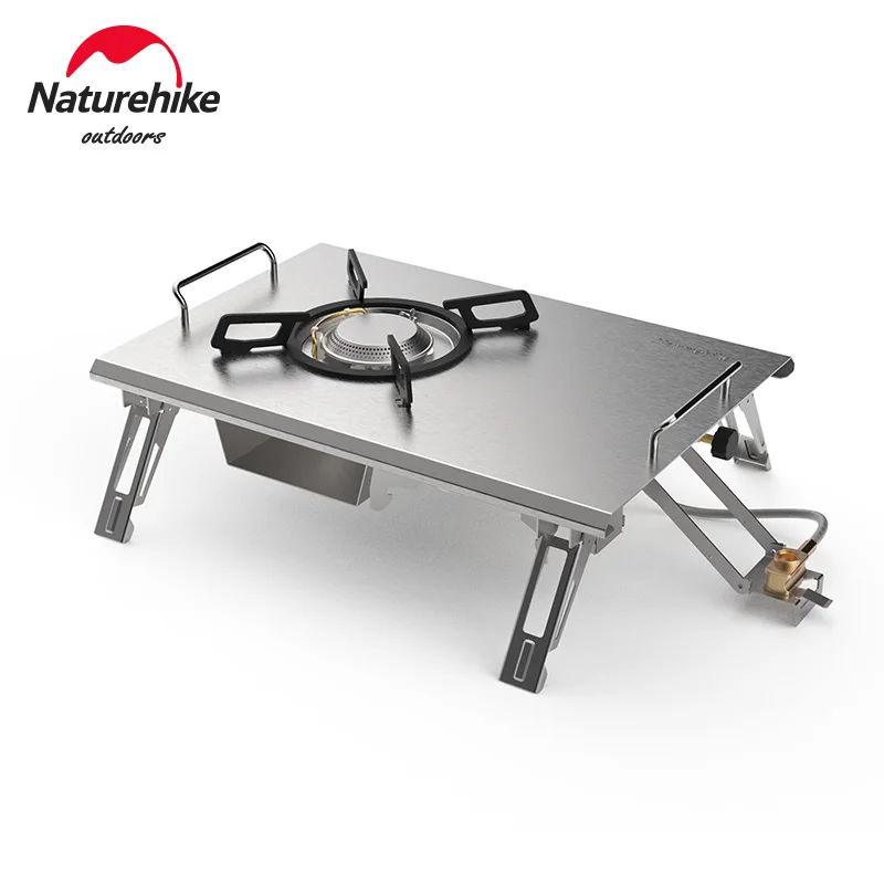 

Naturehike Foldable Desktop 304 Stainless Steel Gas Stove 4500W Outdoor Portable Picnic Powerful Gas Stove 2.2KG Cookware