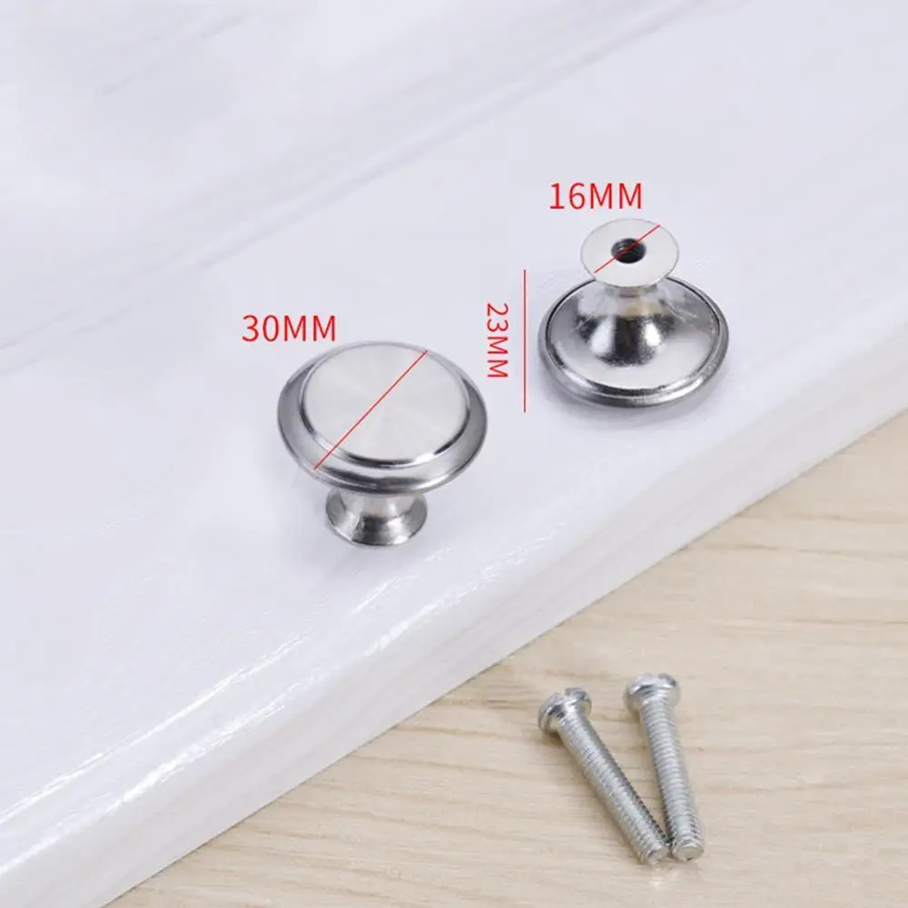 10 шт./компл. круглые ручки шкафа стальные ящика кухонные аксессуары Тяговая
