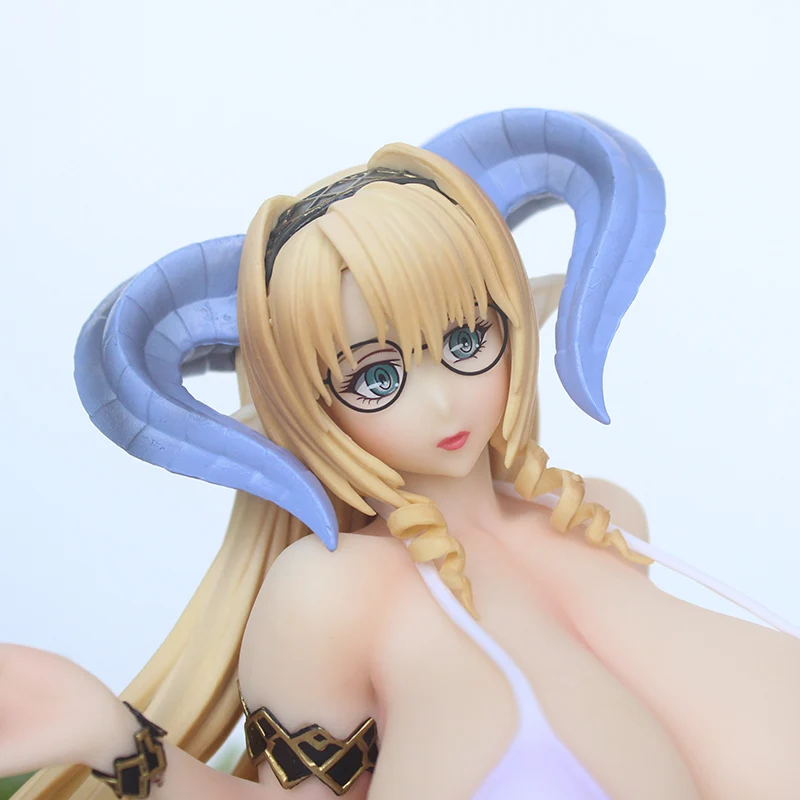 

22cm Anime Sexy Girls Figure Kneeling OS Seven Deadly Sins Mammon Swimsuit Ver Model PVC Bikini Collection