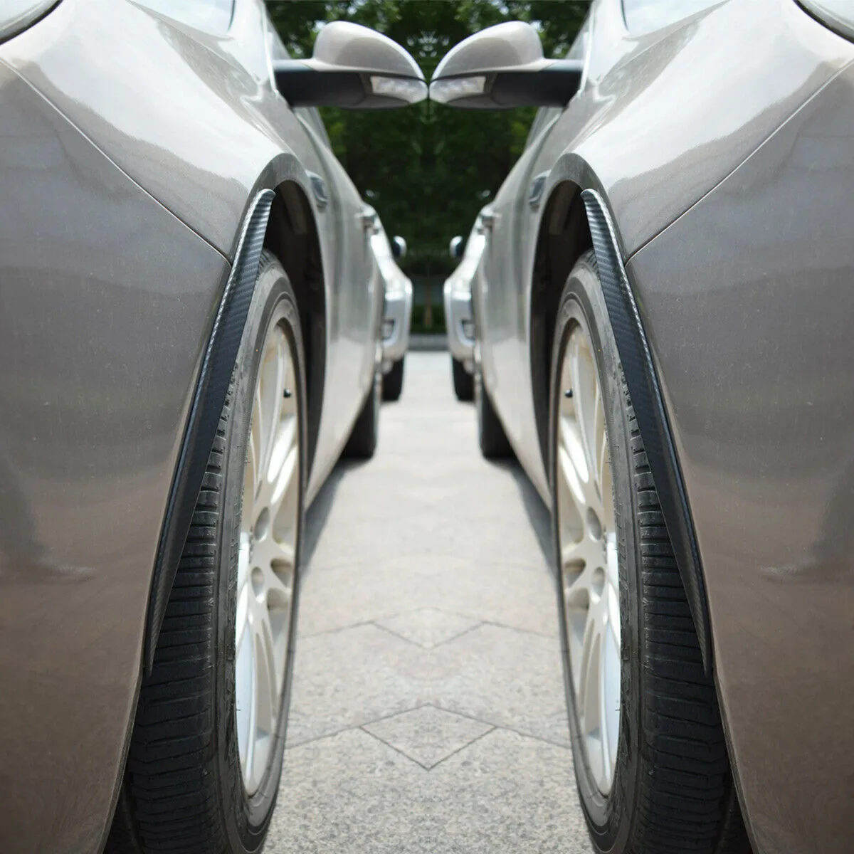 

Flares Trim Wheel Eyebrow Stickers Parts Wheel Eyebrow Fender 43cm Accessories