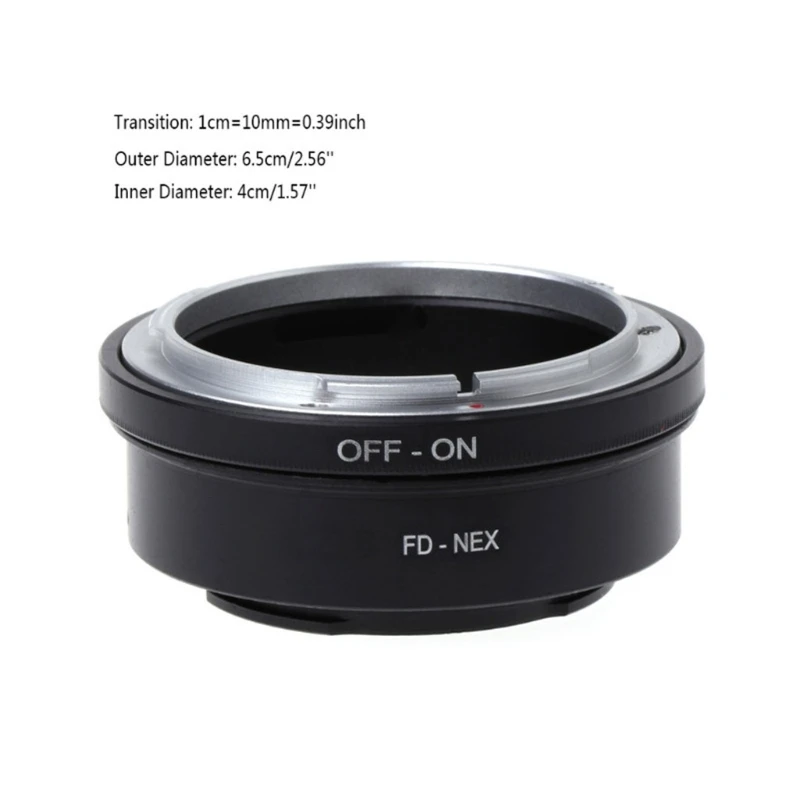

Lens Mount Adapter for FD Lens to NEX E-Mount Camera Fits NEX-5T NEX-6 NEX-7 a3000 a3500 a5000 a5100