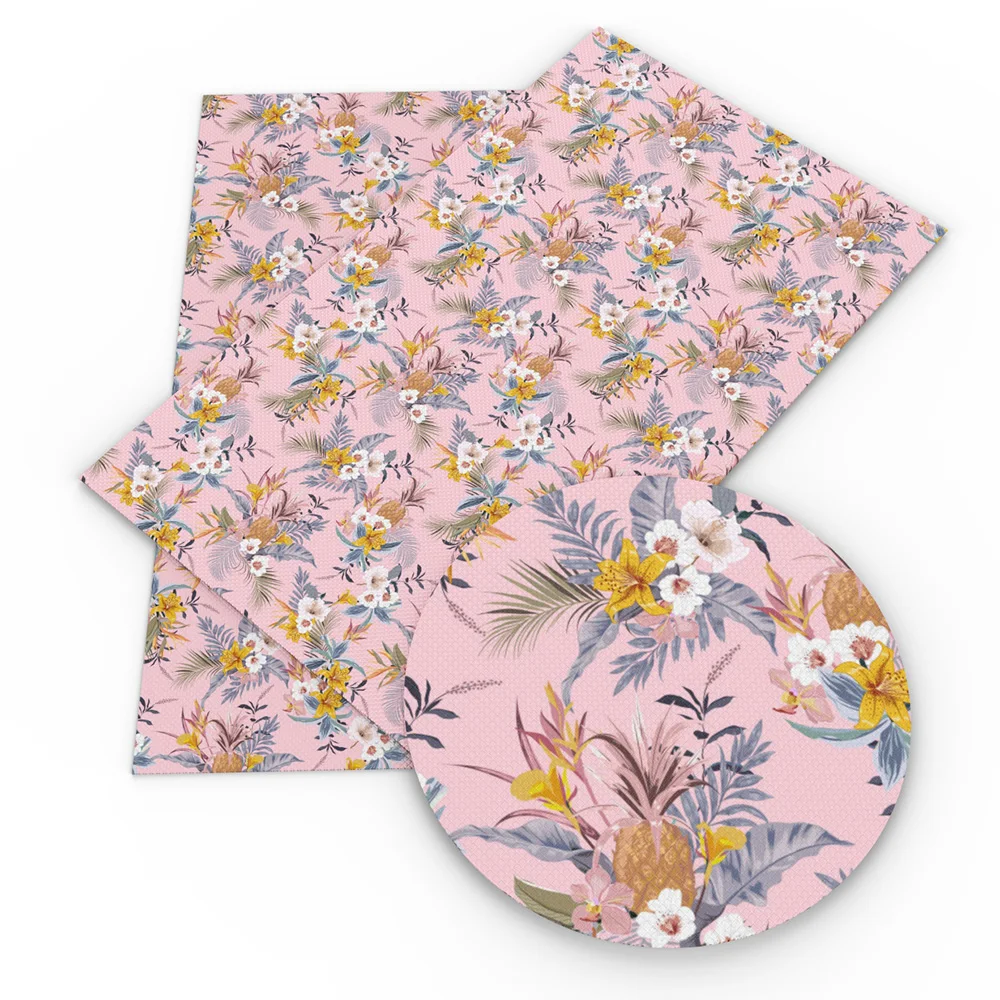 Цветок личи 20*33 см лоскутное изделие из искусственной кожи для волос сумочки с