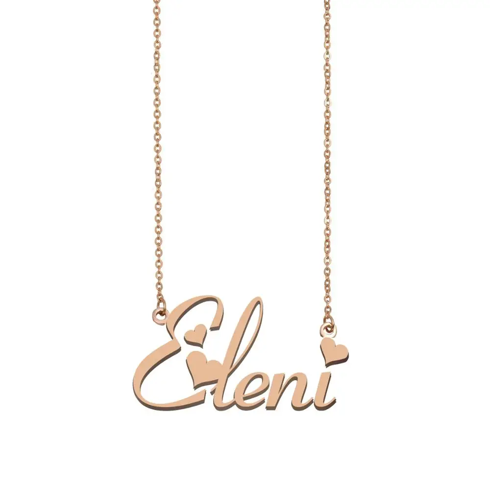 

Eleni Name Necklace , Custom Name Necklace for Women Girls Best Friends Birthday Wedding Christmas Mother Days Gift
