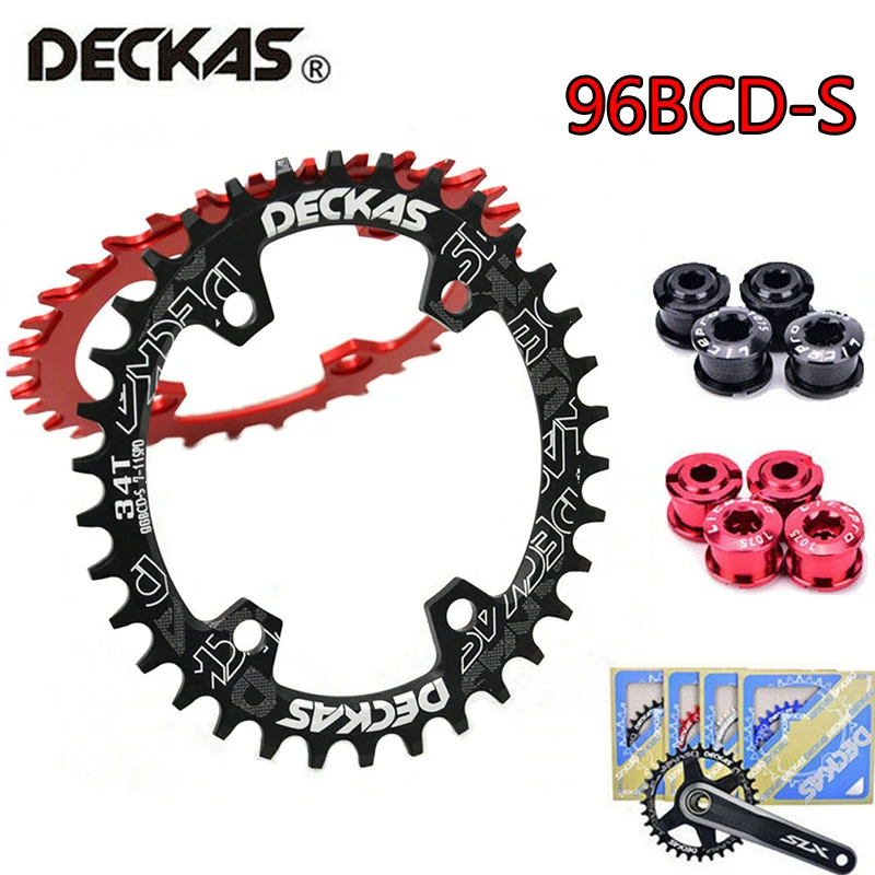 BCD96 овальная Звездочка MTB велосипед 32T 34T 36T 38T цепочка, винт, кольцо, Круглый горный велосипед, Шоссейная велосипедная цепь, подходит SHIMANO XTR XT SLX