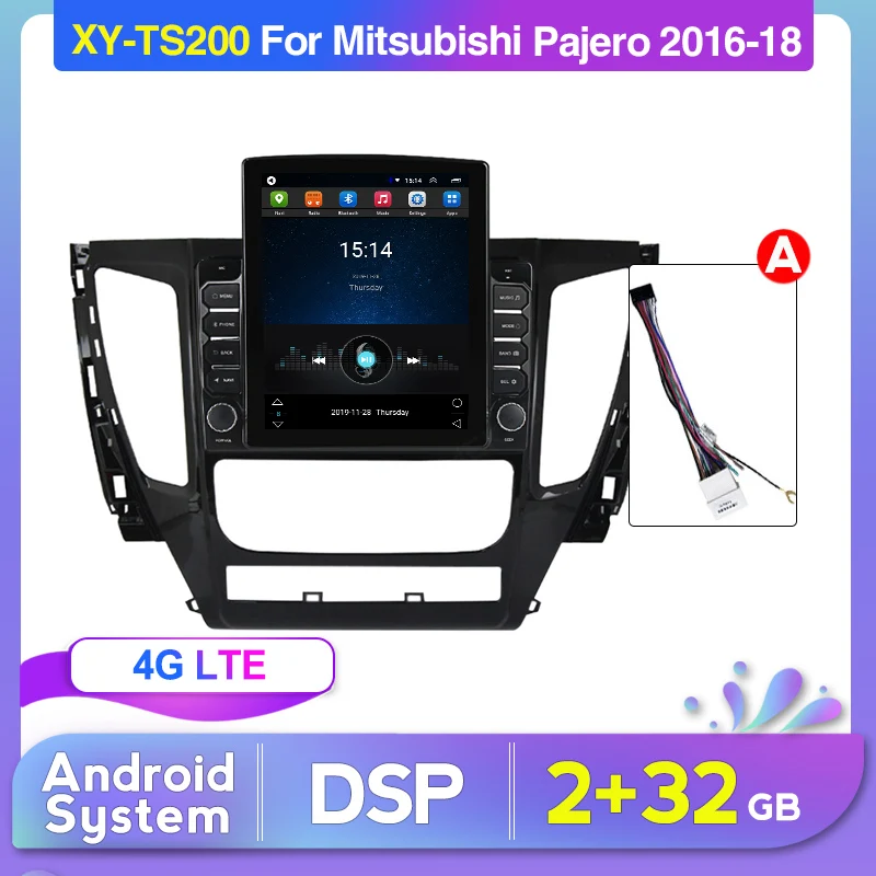 Мультимедийная магнитола для Mitsubishi Pajero Sport 3 2016 2017 2018 GPS 32 Гб ПЗУ | Автомобили и