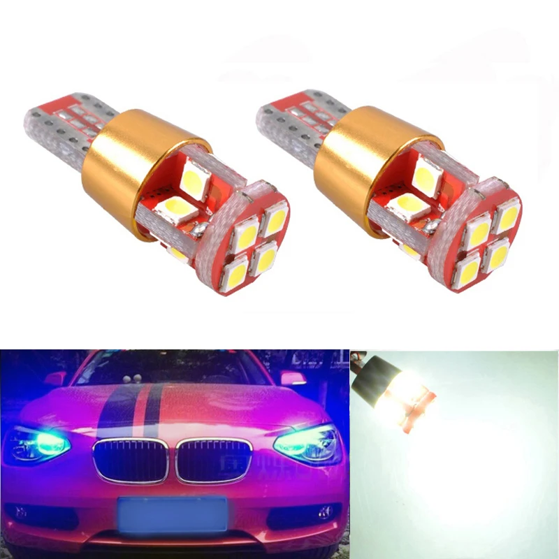 2x Новый автомобиль светодиодный T10 Canbus W5W без ошибок Клин свет для BMW E46 E39 E91 E92 E93 E28