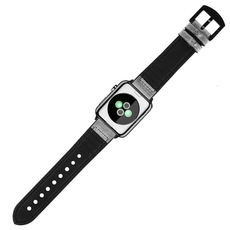 Кожаный силиконовый ремешок для apple watch, 44 мм, серия 4, 3, 2, 1, ремешок для iwatch, 38 мм, 42 мм, браслет с петлей, аксессуары для замены запястья