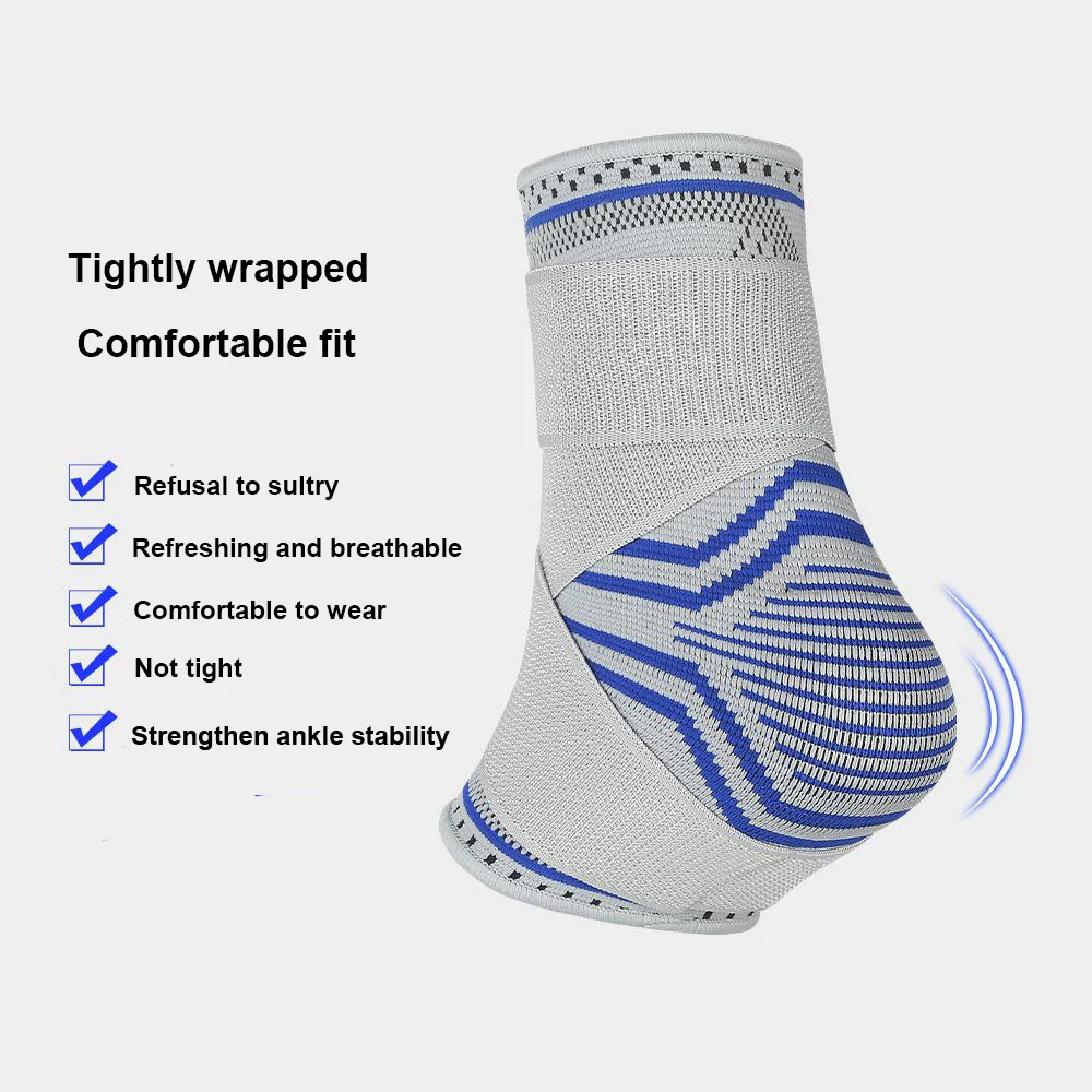 Спортивный Компрессионный Ремень для защиты лодыжки эластичная поддержка