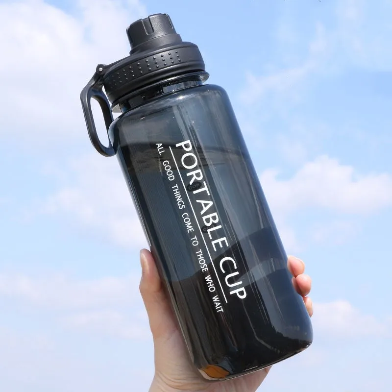 

600ml/800ml/1000ml Portable Sports Plastic Water Bottle Gym Fitness My Sports Shaker Drinking Bottles BPA Free Waterbottle