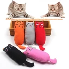 Милые домашние животные, игрушки для котят, зубы, шлифовальная подушка для кошек, плюшевая подушка для большого пальца, аксессуары для домашних животных, идеальный подарок, искусственная кошачья мята