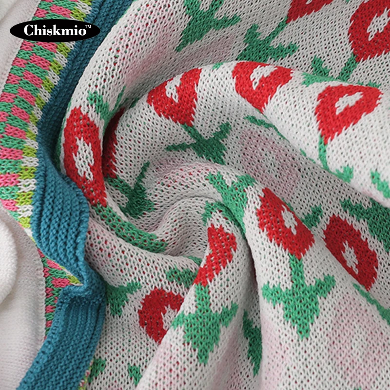 

Sweet Style Sweater Women Embroidered Flower Knitted Outwear Single-Breasted O-Neck Cardigan Ladies Autumn Knitwear sueter mujer