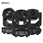 4 шт.лот супер светодиодный Луч 4x25 Вт RGBW Вращающаяся головка Освещение DJ оборудование Tiptop для дискотеки диджея музыкальная Вечеринка клуба бара затемнение