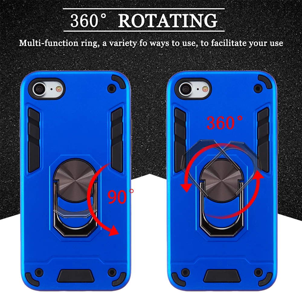 Силиконовый ударопрочный автомобильный магнитный держатель кольца мягкий TPU