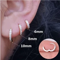 fashion small round circle studs earrings gold silver color 4 size rainbow ear buckle huggies earrings for women jewelry gifts