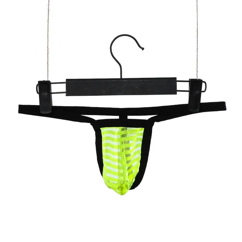 

Sexy Men Underwear Lingerie Low Rise Mens Thongs And G strings Transparent Jockstrap Gay T-back Briefs Bikini Male Sissy Panties