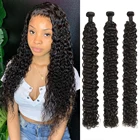 Пупряди бразильских волнистых волос, волнистые и мокрые волосы, для темнокожих женщин, волпряди стые, 28 Дюймов, 30 дюймов
