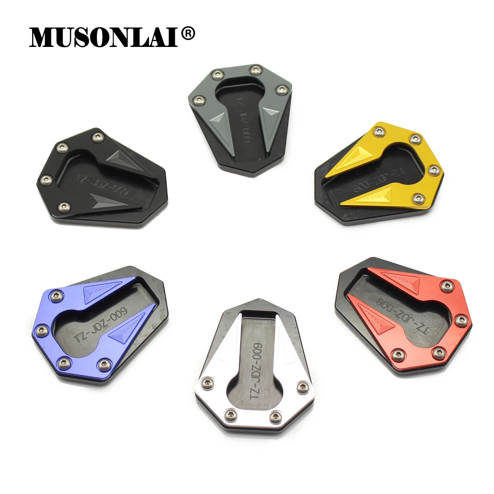 

For Benelli Trk502 TRK 502 2017 2018 Motorcycle CNC Foot Kickstand Extension Support Pad Plate Side Stand Enlarger