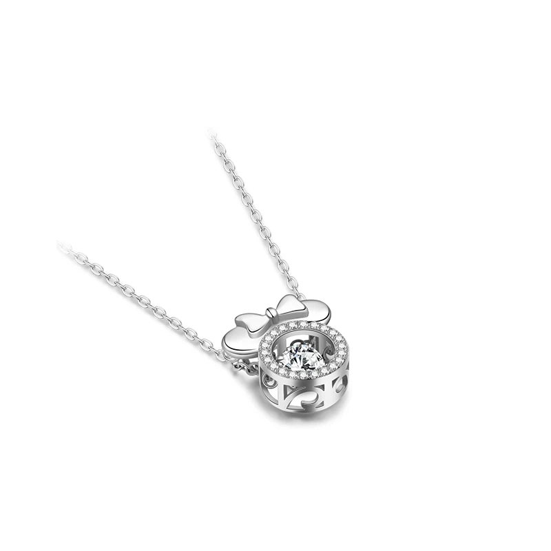 

SA SILVERAGE S925 Necklace Women's Pure Silver Zodiac Pendant Mouse Necklace Animals 925 Sterling Silver Feminine