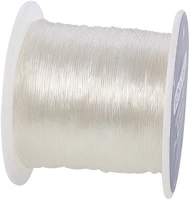 150mroll 0 8mm crystal thread elastic cord stretch bracelet beads fabric crafting string clear