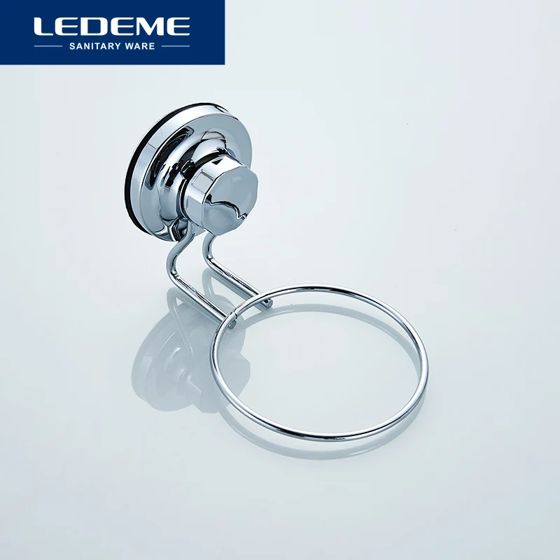 Настенный держатель для туалетной щетки LEDEME на присоске уборки ванной комнаты с