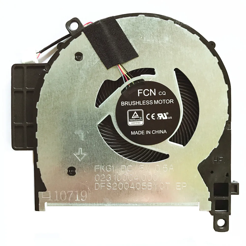 Новый охлаждающий вентилятор для ноутбука кулер ПК HP WASD OMEN ENVY X360 15-CN 15-CP TPN-W134
