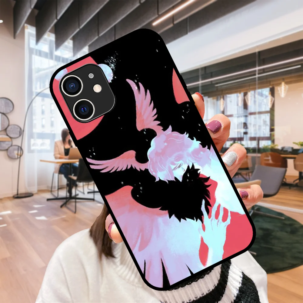 Чехол для iPhone 11 12 8 Plus Mini Pro X XR XS Max 4 5 7 6 6S SE черный чехол телефона художественный с