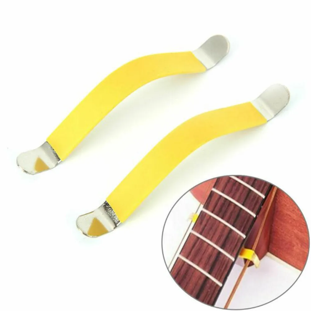 

2 X Guitar Bass String Spreader For Polish Cleaning Fretboard Care Luthier Tool Separator For Filing Cleaning Polishing Light