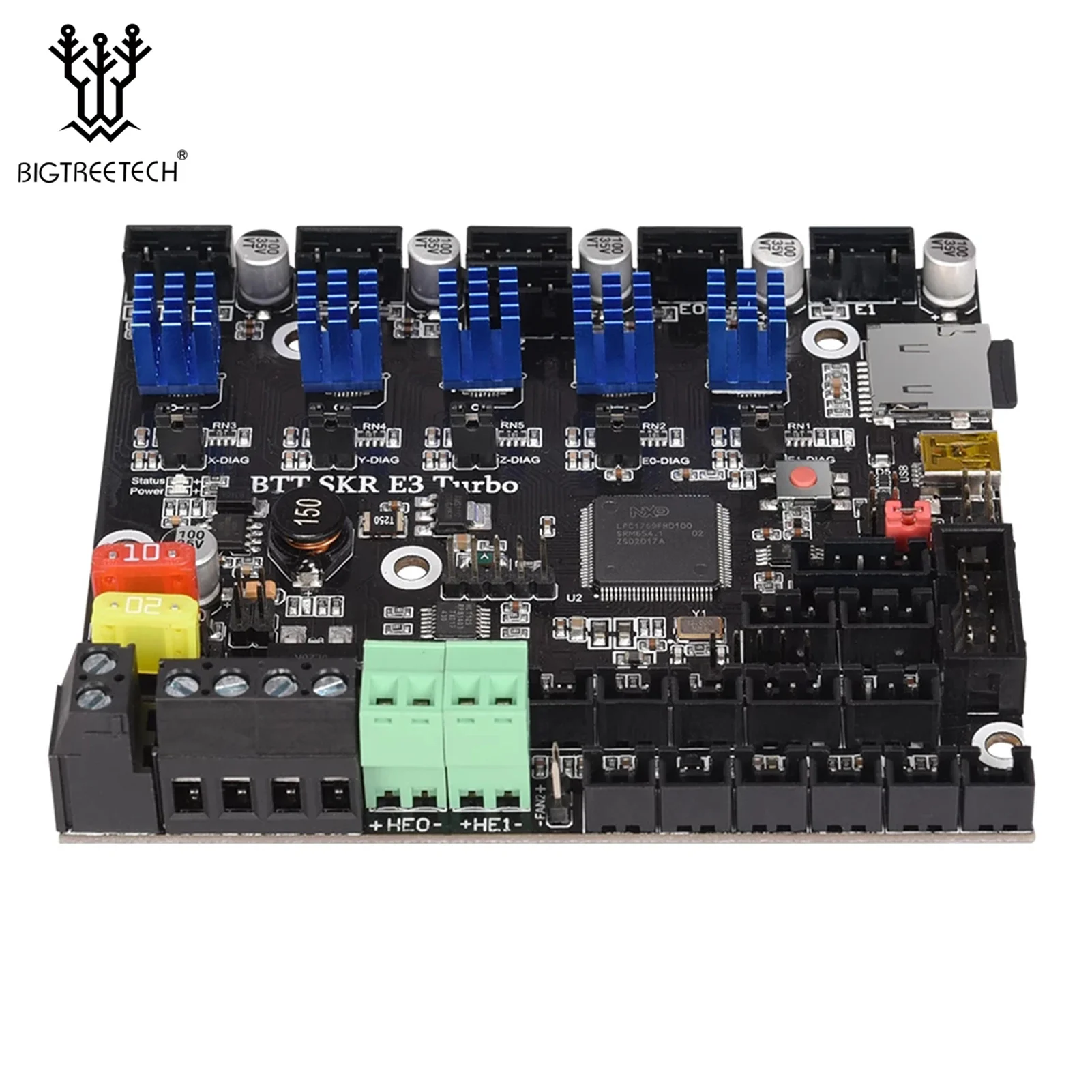

Upgrade SKR E3 Turbo Control Board Integrated TMC2209 UART for BIGTREETECH TFT Series Display/12864LCD for Ender 3 3D Printer