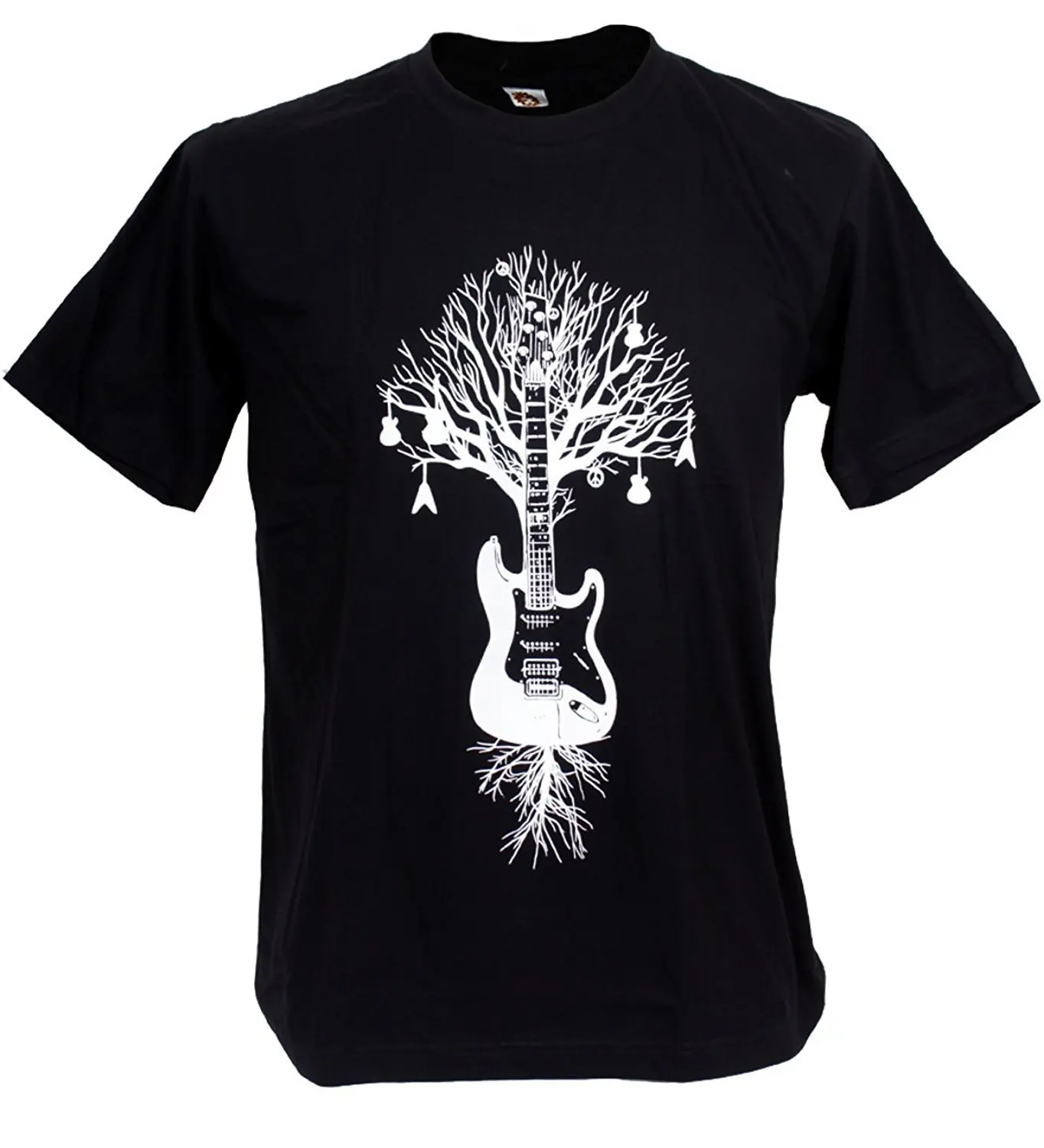 

Tshirtmystyle Men's Guitar Tree Graphic Music Art Banksy Man T-Shirt T Shirt O-Neck Summer Personality Fashion Men T-Shirts