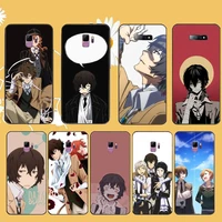 japan anime bungou stray dogs phone case for samsung galaxy a s note 10 7 8 9 20 30 31 40 50 51 70 71 21 s ultra plus