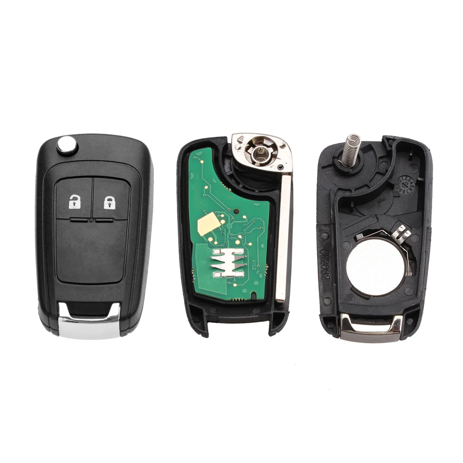 2 кнопки 433 МГц Автомобильный Дистанционный ключ для Opel Vauxhall Astra J Corsa E Insignia Zafira C с