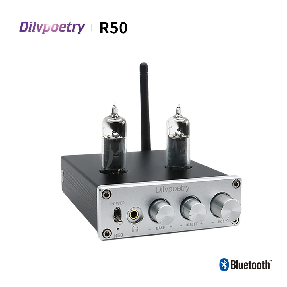 Портативный усилитель для наушников dilvpoet R50 TPA3116D2 Bluetooth мини стерео 50 Вт Hi Fi